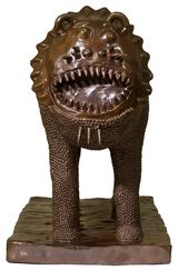 Male Lion by Yunizar contemporary artwork sculpture