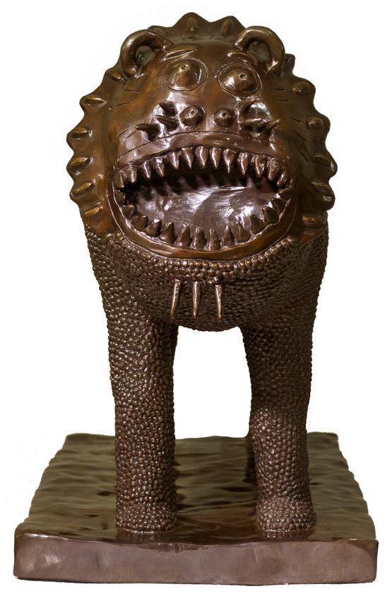 Male Lion by Yunizar contemporary artwork Sculpture