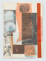 Arcanum II by Robert Rauschenberg contemporary artwork works on paper textile