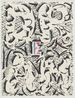 Large Word Drawing 32 by Lucas Samaras contemporary artwork Painting