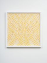 it shapes your thoughts and language by Peata Larkin contemporary artwork painting textile