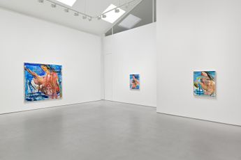 Contemporary art exhibition Albert Oehlen Endless Summer at Galerie Max Hetzler Paris France