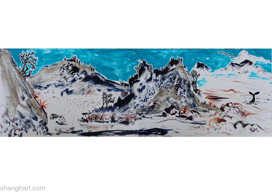 God Has Just Left by Sun Xun contemporary artwork Painting