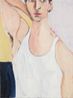 Mattie by Chantal Joffe contemporary artwork Painting