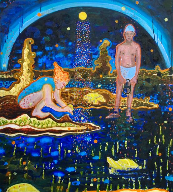 Sanctuary I by Stephen Pleban contemporary artwork Painting