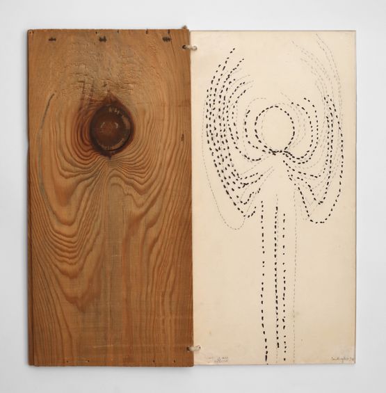 The Annunciation of the Tree by Mirella Bentivoglio contemporary artwork Works on Paper