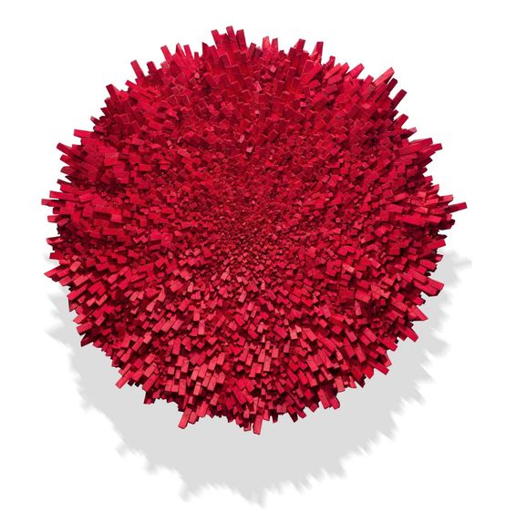 Aggregation23-FE017 Star2 by Chun Kwang Young contemporary artwork Works on Paper