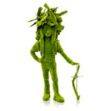 Feathered Mossboy With Glass Cross by Kim Simonsson contemporary artwork sculpture