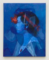 Blue Gaze by Joshua Petker contemporary artwork painting