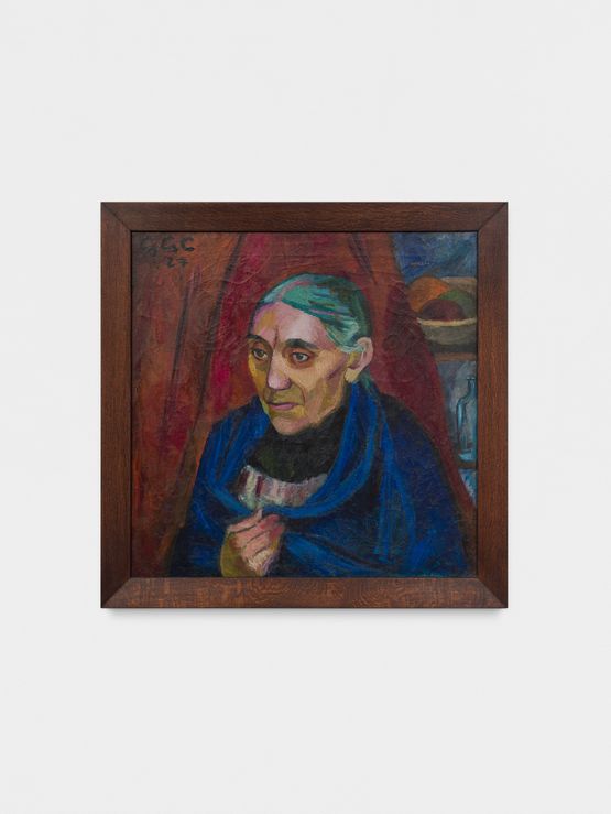 Bildnis einer alteren Frau Portrait of an Elderly Woman by Grete Csaki-Copony contemporary artwork Painting