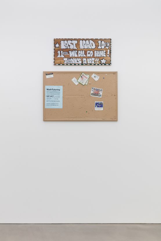 Community Notice Board Coin Laundry by Fiona Connor contemporary artwork Sculpture