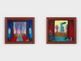 A Longed For Dream Of Fulfillment and The Beginning Of The End by Hollis Sigler contemporary artwork painting works on paper