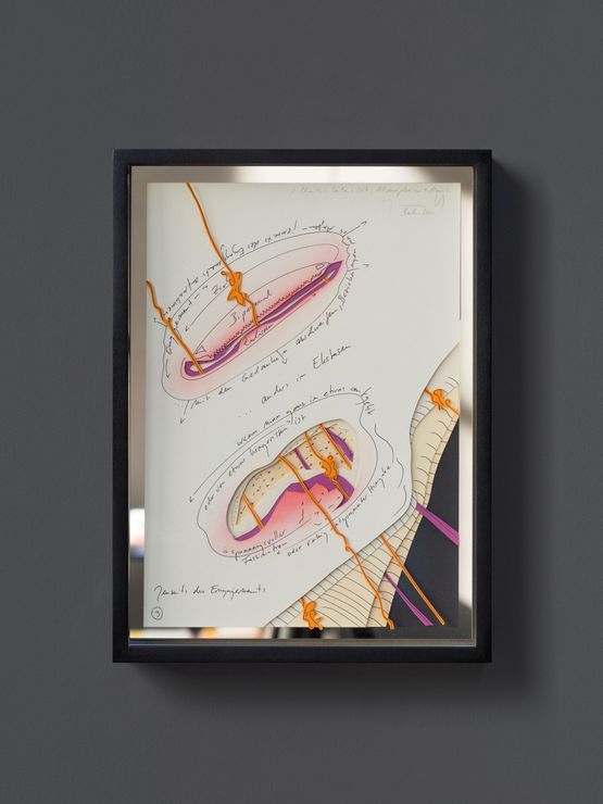 H. Schmitz Intensitat Atmospharen  Musik 3 by Jorinde Voigt contemporary artwork Drawing