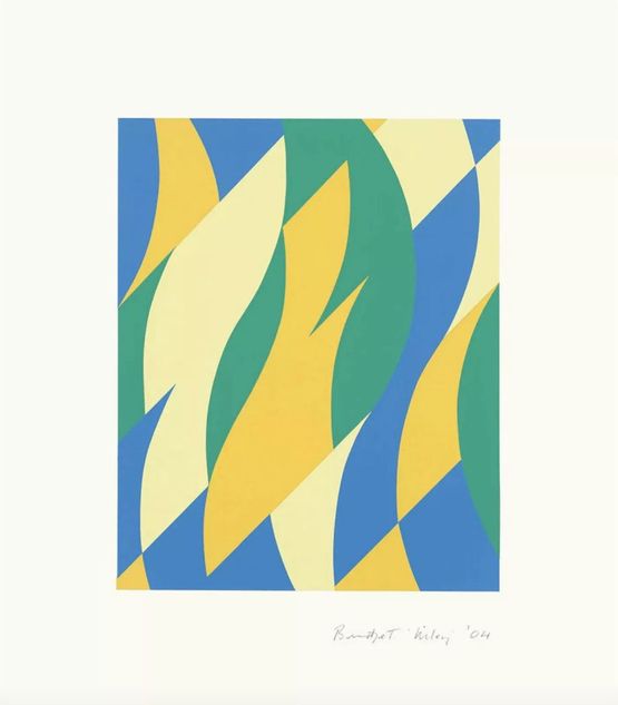 Fold by Bridget Riley contemporary artwork Works on Paper