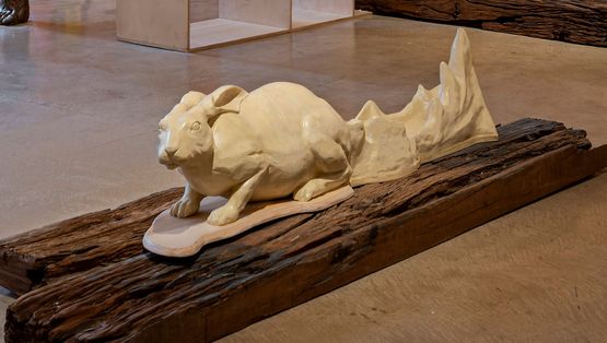 Crawling through the Jungle - II by Prabhakar Pachpute contemporary artwork Sculpture