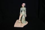 Lauren Sanchez thirsts over Leonardo di Caprio by Ioana Maria Sisea contemporary artwork sculpture