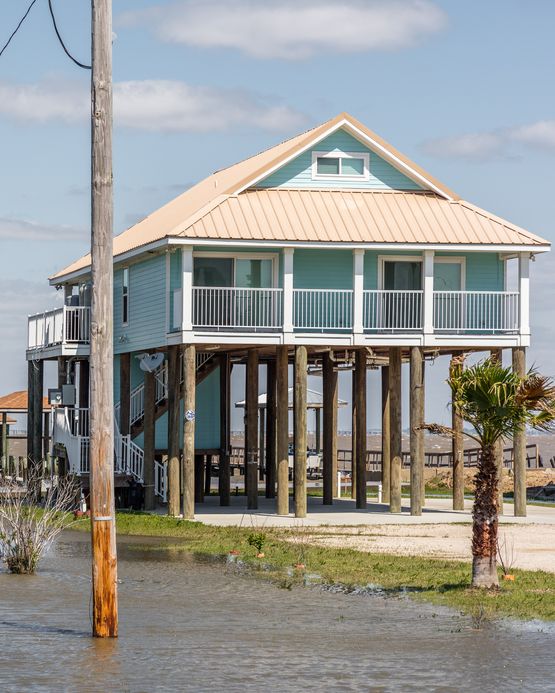 House on Stilts Louisiana by Anastasia Samoylova contemporary artwork Photography