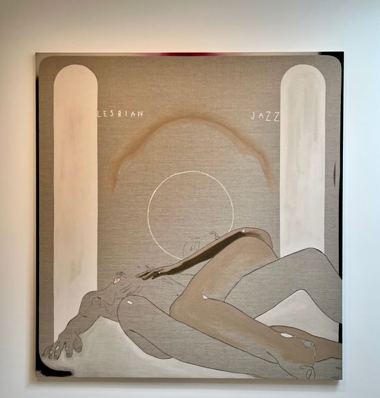 Lesbian Jazz N 25 by Anouk Lamm Anouk contemporary artwork Painting