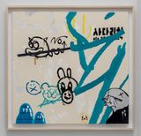 A Summer Play - Hongdae District by Young In Hong contemporary artwork painting textile