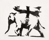 Heavy Weaponry by Banksy contemporary artwork painting
