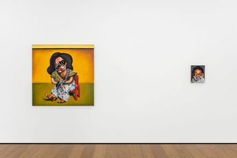 Contemporary art exhibition Nathaniel Mary Quinn SCENES at Almine Rech London United Kingdom