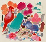 As One Wishes 1 by Wang Mengsha contemporary artwork painting works on paper