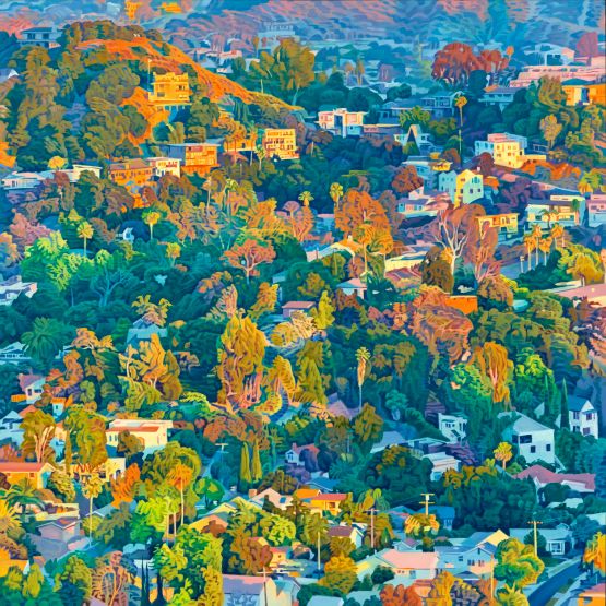 La Roda by Seth Armstrong contemporary artwork Painting