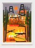 The Sky Turned Orange by Nina Chanel Abney contemporary artwork Works on Paper