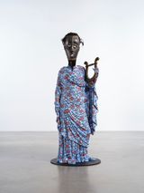Hybrid Sculpture TerpsichoreBete-Guro Mask by Yinka Shonibare CBE RA contemporary artwork sculpture