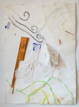 Nascimento do vento by Karin Lambrecht contemporary artwork mixed media