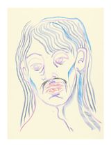 Face and Mask 38 by Carlos Amorales contemporary artwork drawing works on paper