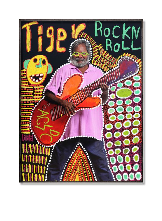 Rock n roll by Kunmanara Tiger Yaltangki contemporary artwork Painting
