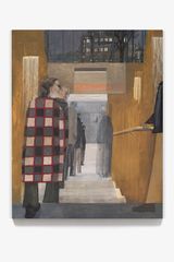 Descending Subway Stairs by Aubrey Levinthal contemporary artwork painting