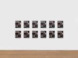 Hong Kong Dominoes 1-12 by Sherrie Levine contemporary artwork painting