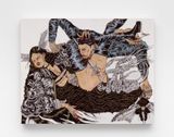 Extract throat by Christian Santiago contemporary artwork drawing