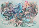 Fountains by Tamaris Borrelly contemporary artwork Painting