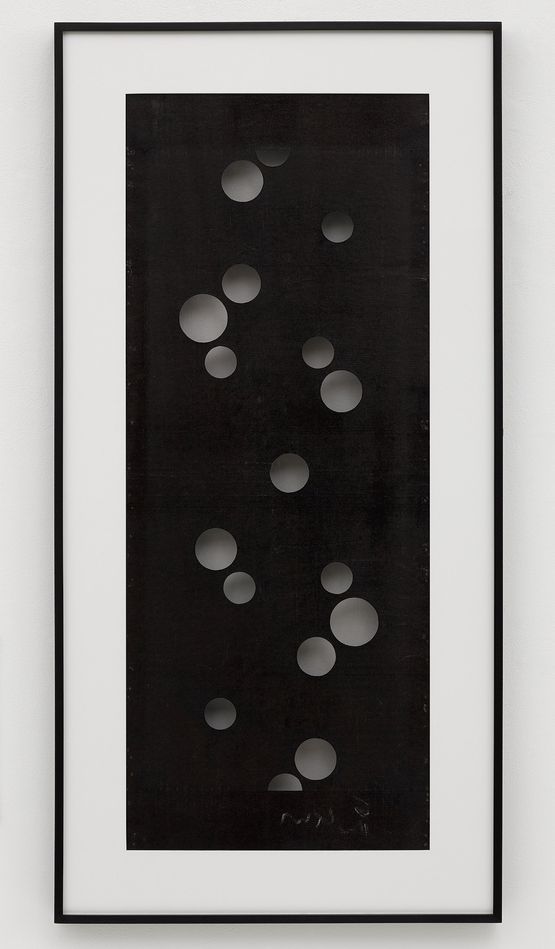 Katagami Screen 13 by Cerith Wyn Evans contemporary artwork Painting