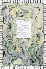 Fil conducteur by Pierre Alechinsky contemporary artwork painting works on paper