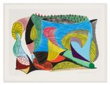 Above and Beyond by David Hockney contemporary artwork print