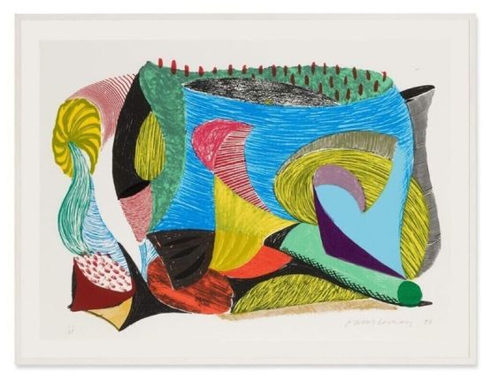 Above and Beyond by David Hockney contemporary artwork Print