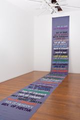 Moon by Mikala Dwyer contemporary artwork textile