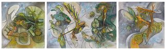 La Nature Unie by Roberto Matta contemporary artwork Painting