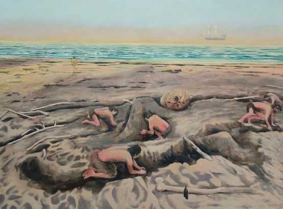 Fata morgana by Thomas Braida contemporary artwork Painting