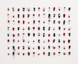 Small Red White and Blue Secrets by Sonya Kelliher-Combs contemporary artwork sculpture