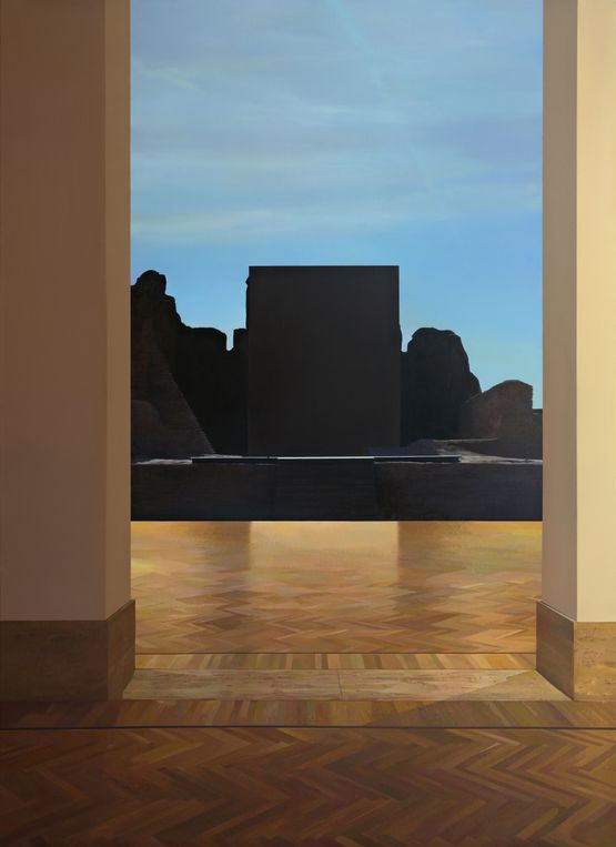 In the MuseumIn the Court 19 37 by Yang Bodu contemporary artwork Painting