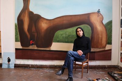 Matthew Krishanu in the Studio