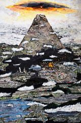 Mountain Lines Fuji by Sohei Nishino contemporary artwork photography
