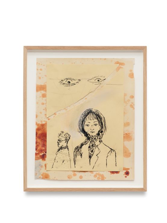 Under your eyes by Sarah Buckner contemporary artwork Works on Paper