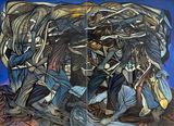 Crushing Voices by Vikrant Bhise contemporary artwork mixed media