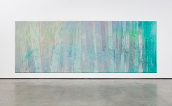 Green April by Sam Gilliam contemporary artwork Painting